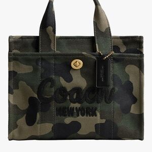 Coach Camo Tote Bag NWT